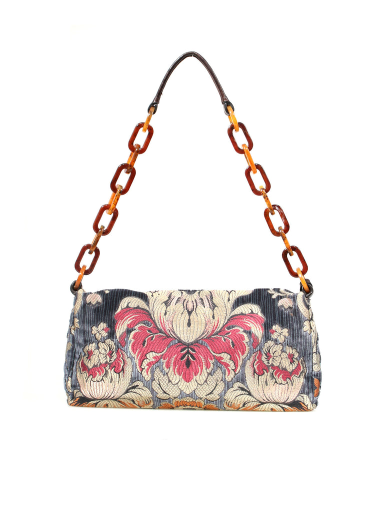 Miu Miu Velvet Brocade Shoulder Bag