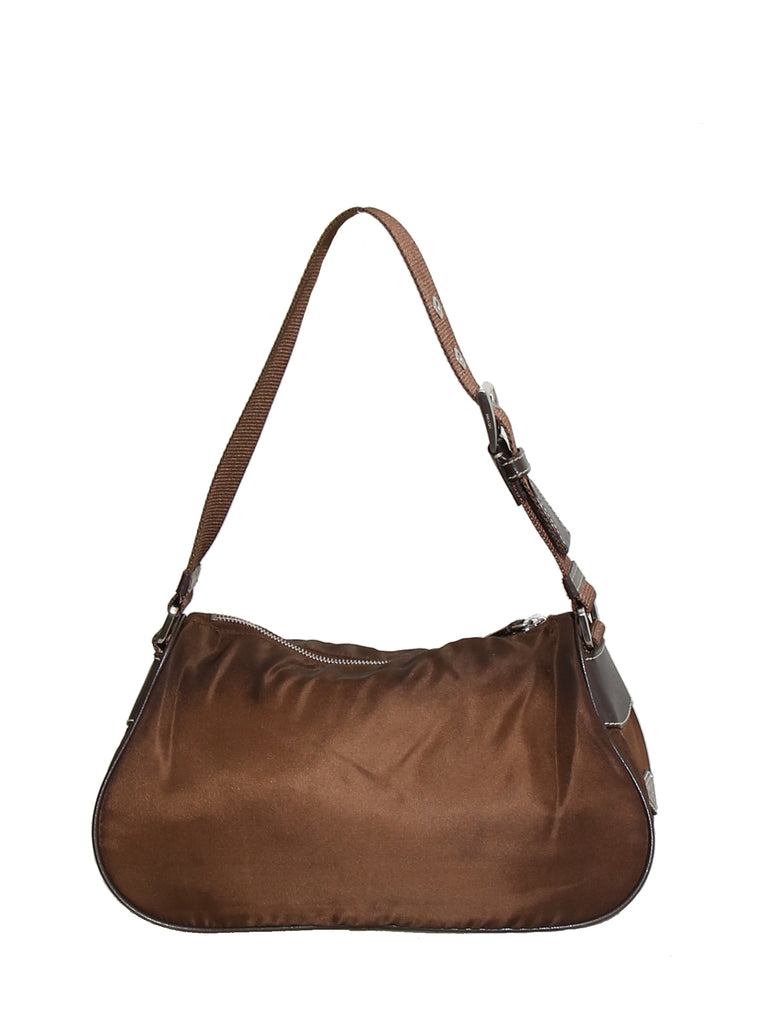 Prada Canvas Shoulder Bag