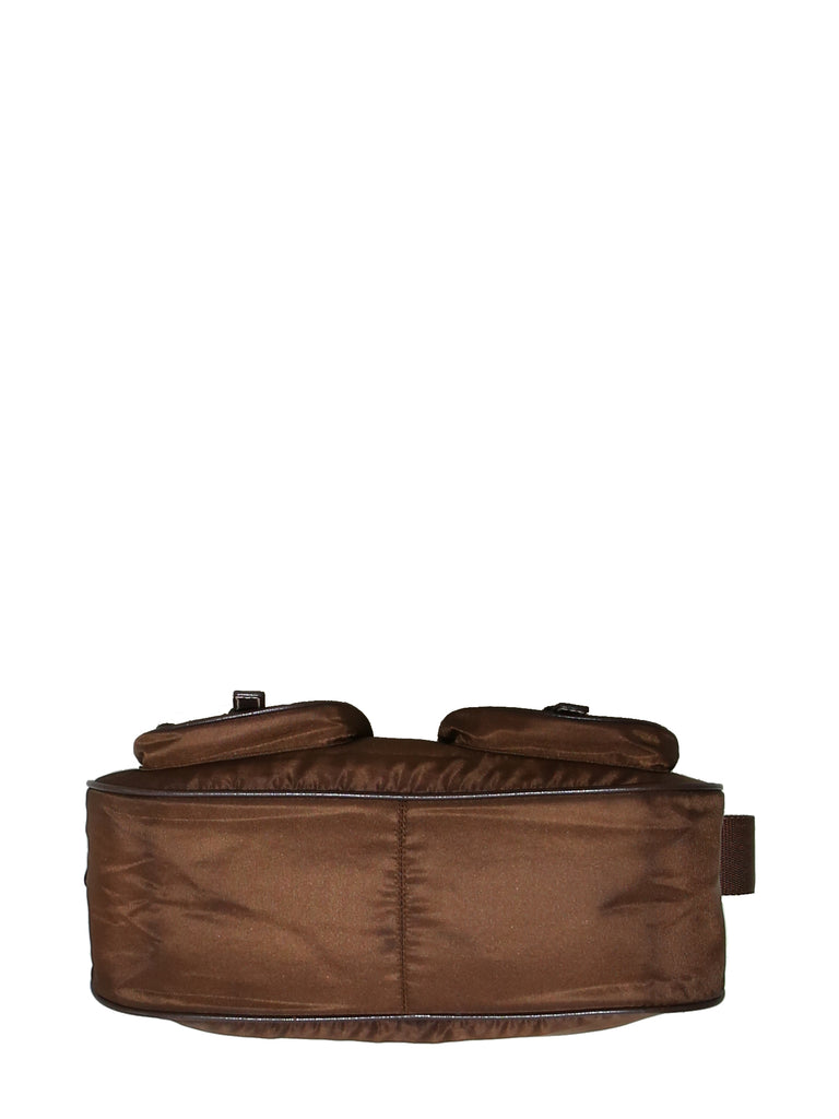 Prada Canvas Shoulder Bag