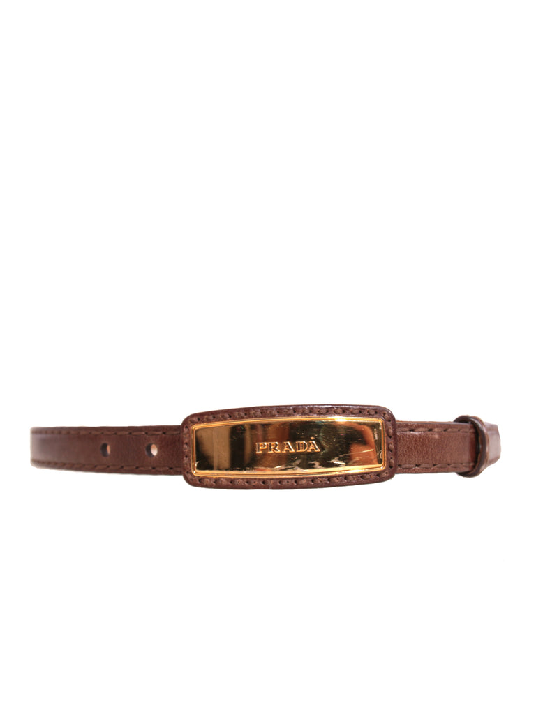 Prada Leather Belt