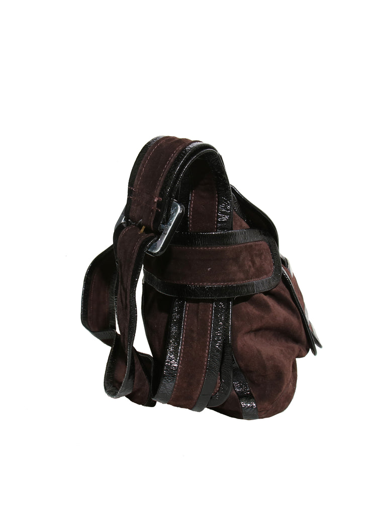 Pierre Hardy Suede Cross Body Bag
