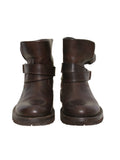 Brunello Cucinelli Monili-Trimmed Leather Boots