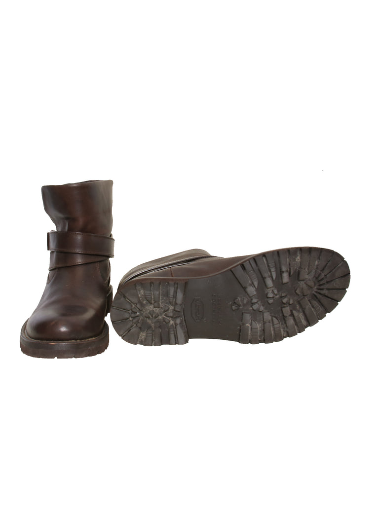Brunello Cucinelli Monili-Trimmed Leather Boots