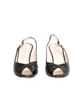 Bruno Magli Slingback Leather Sandals