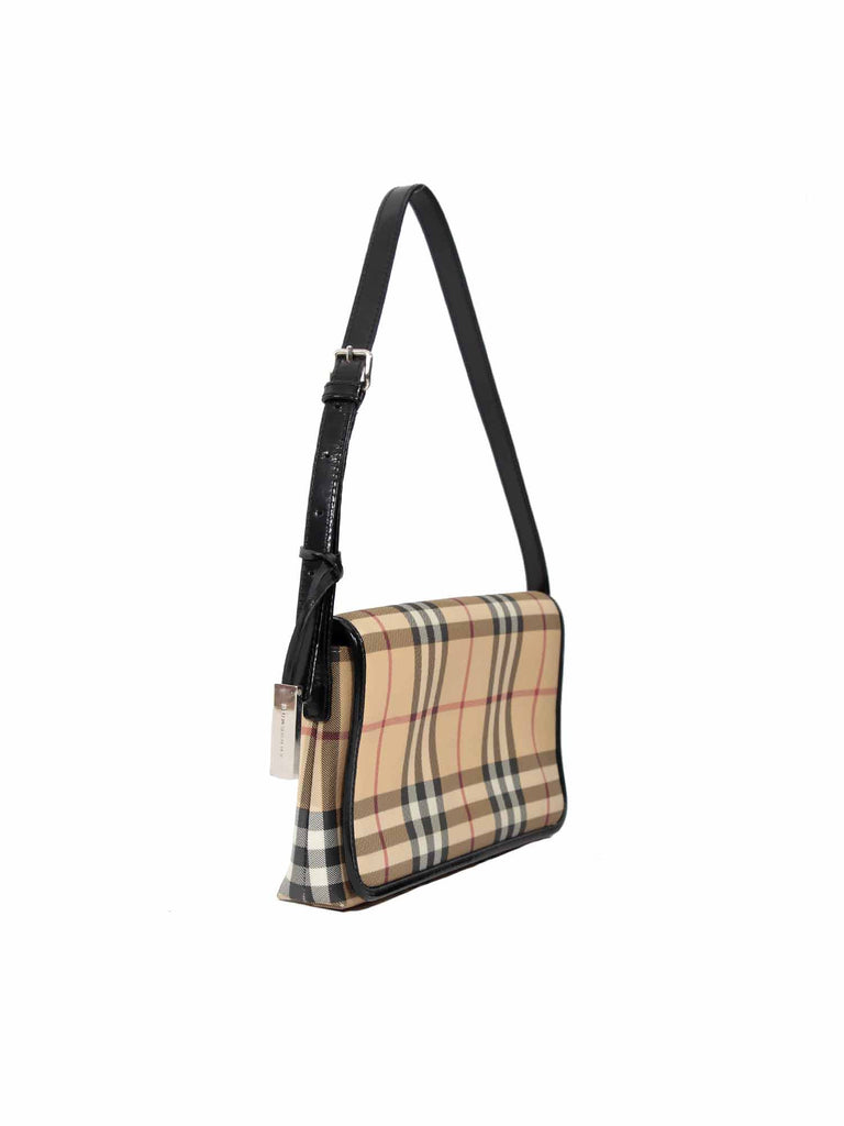 Burberry Haymarket Check Shoulder Bag