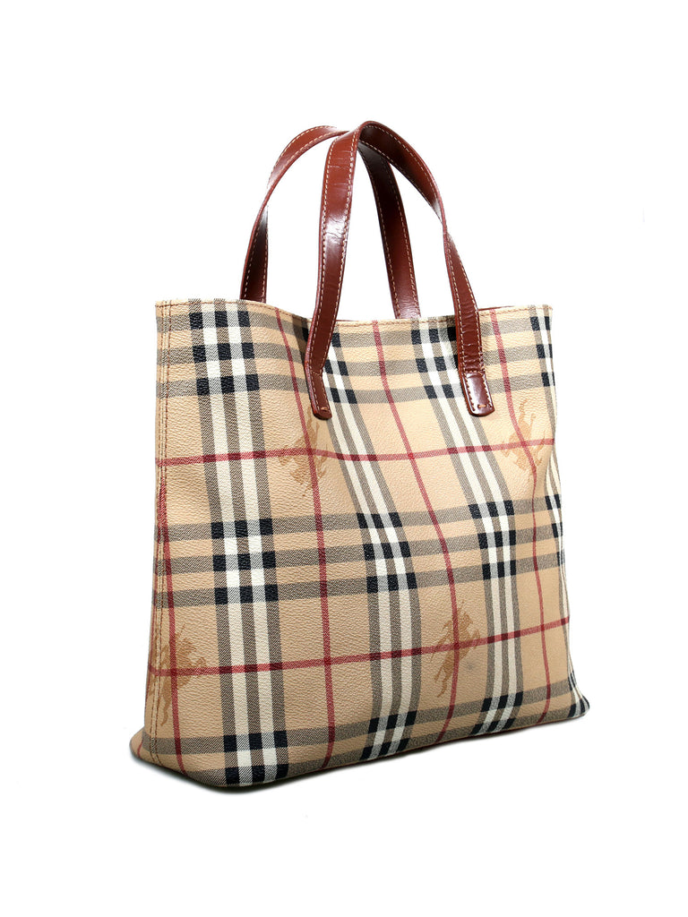Burberry Haymarket Check Tote