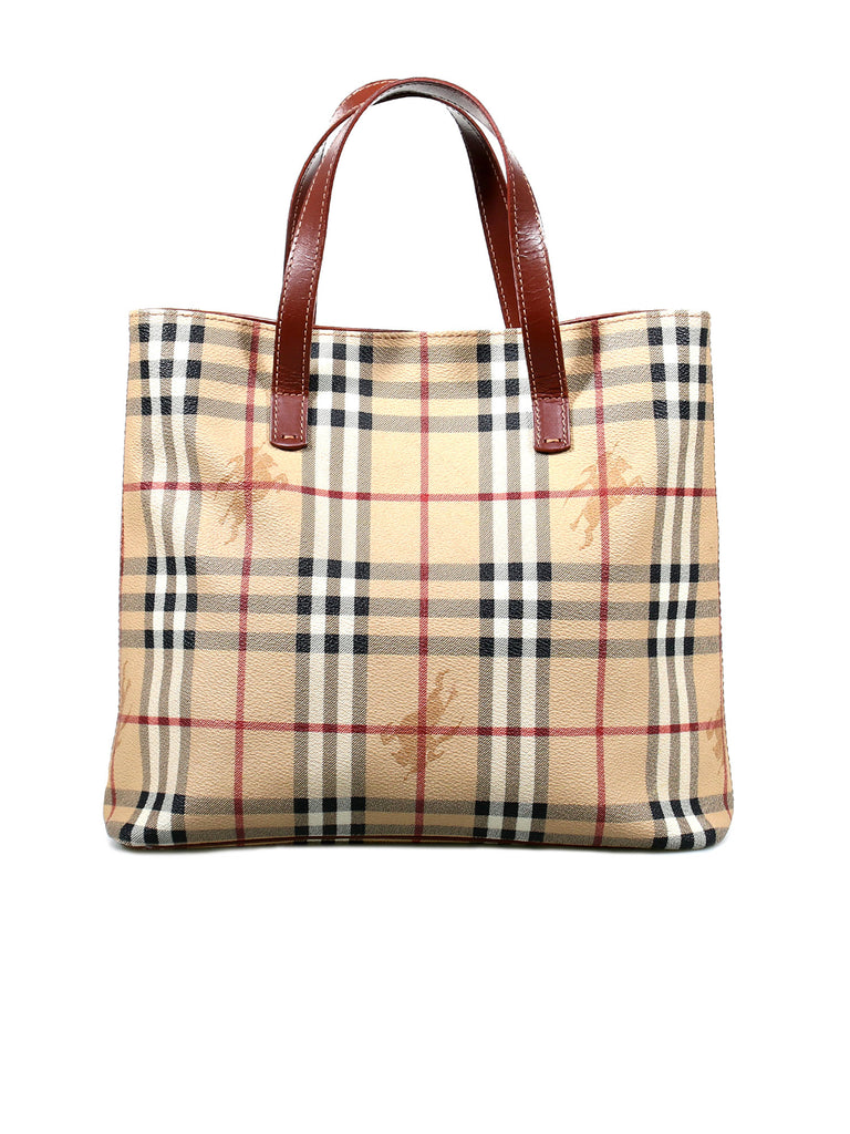 Burberry Haymarket Check Tote