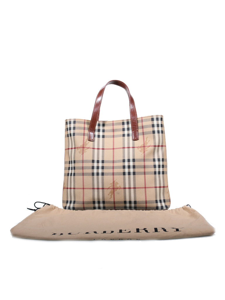 Burberry Haymarket Check Tote