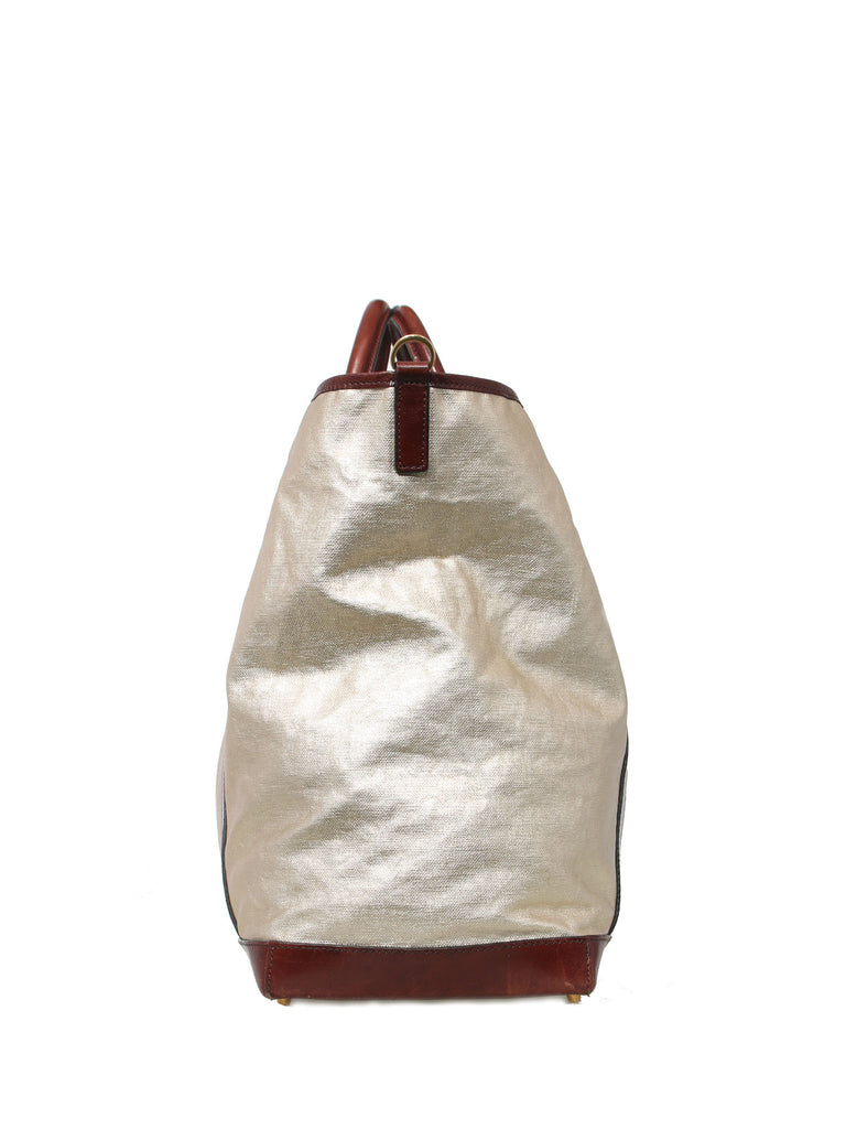 Burberry Metallic Tote Bag