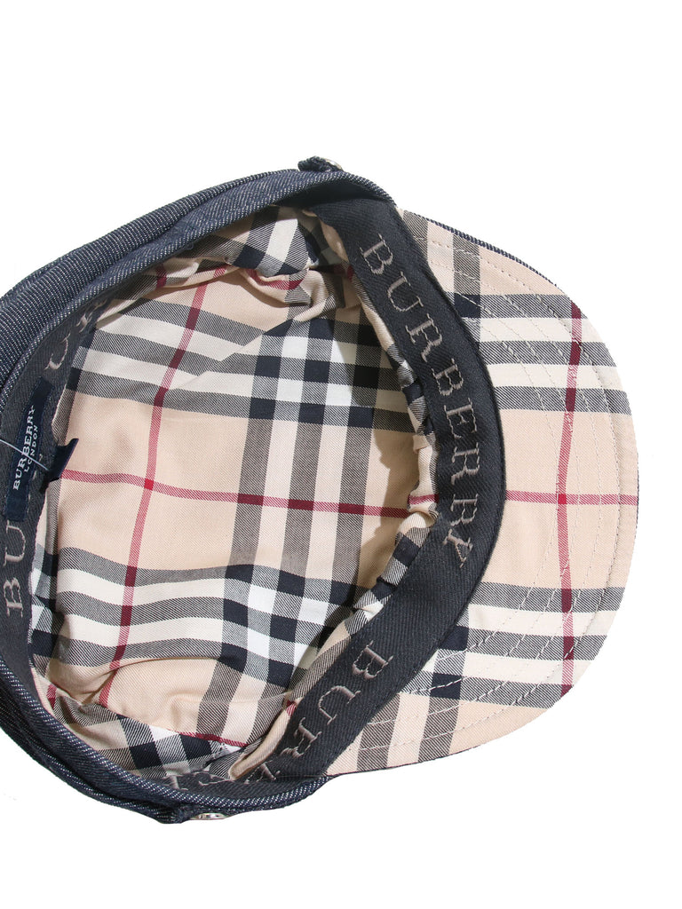 Burberry Denim Newsboy Hat