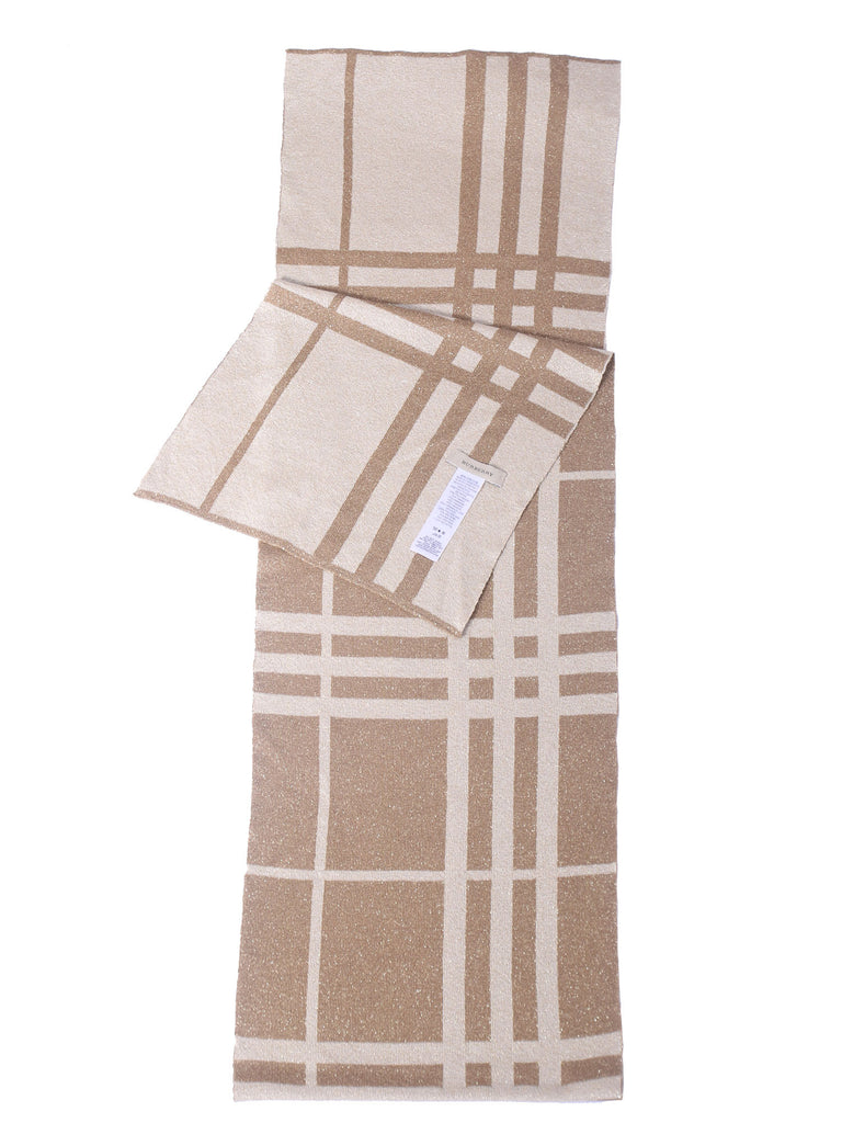 Burberry Check Shimmer Scarf