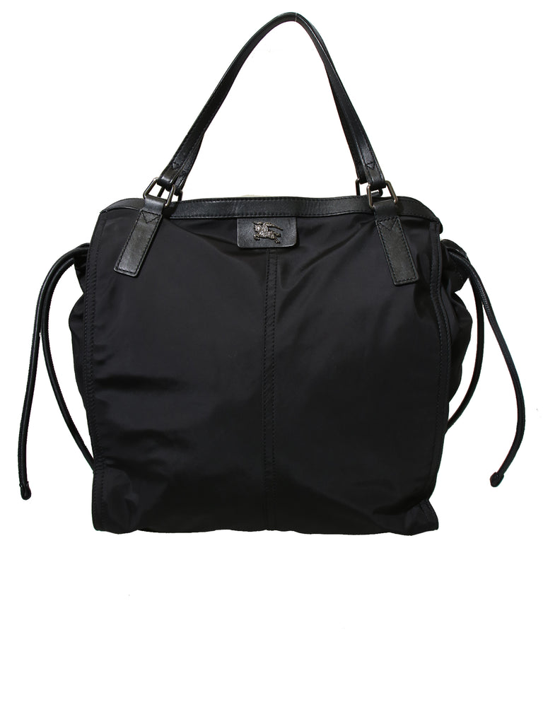 Burberry Nylon and Leather Buckleigh Tote