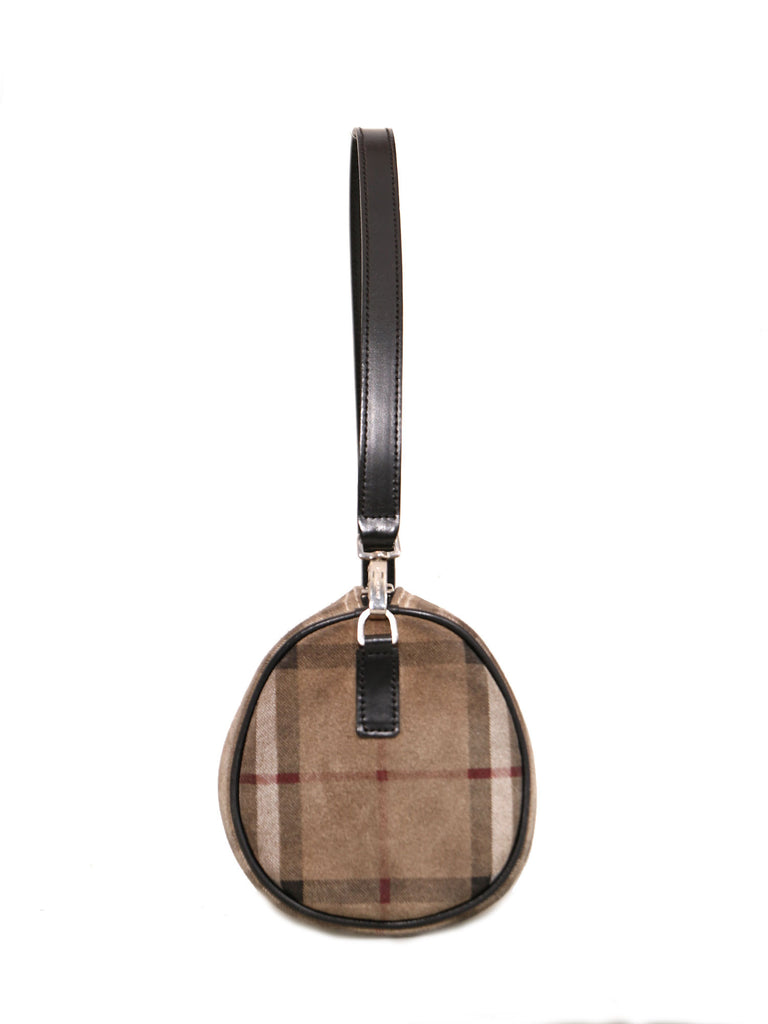 Burberry Suede Nova Check Bag