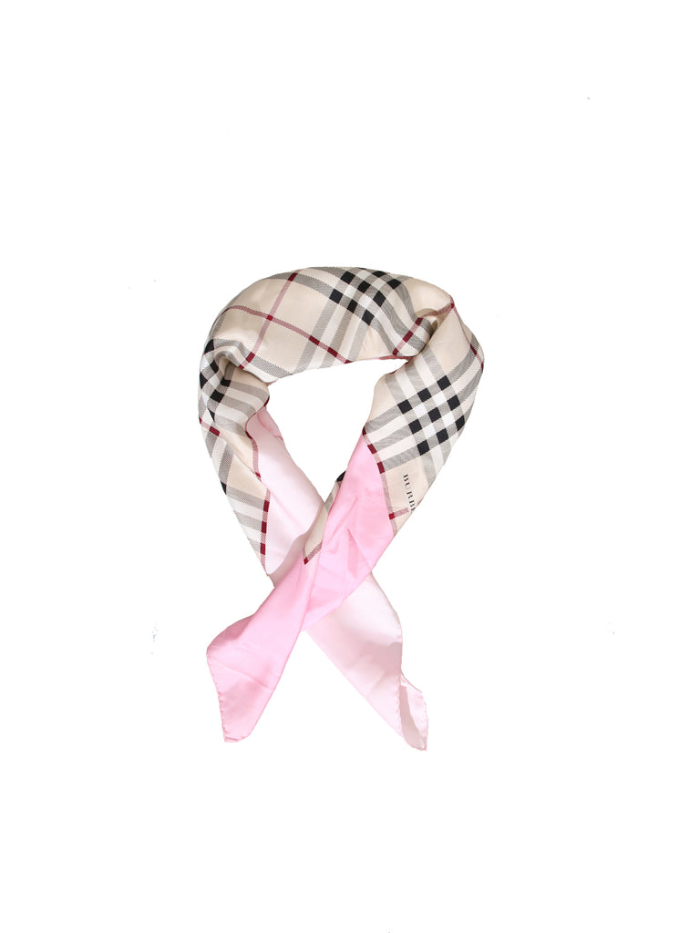 Burberry Silk Check Scarf