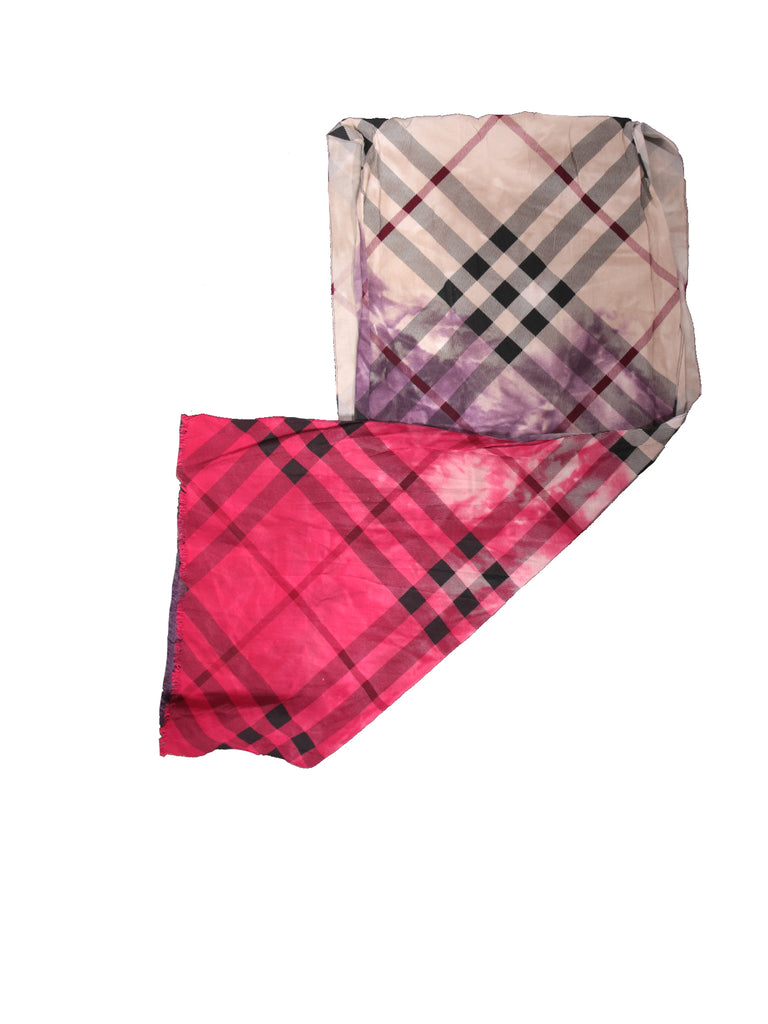 Burberry Silk Tie-Dye Scarf
