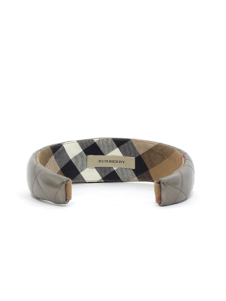 Burberry Quilted Leather Headband