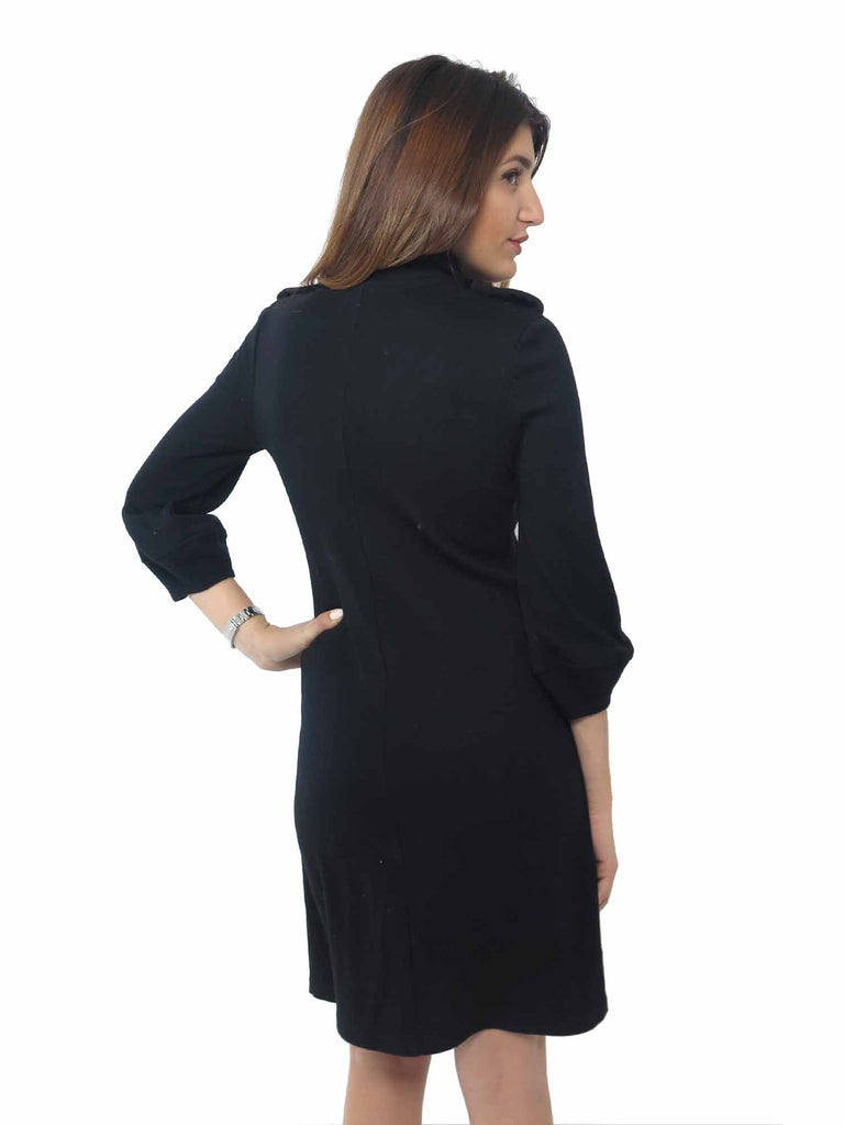 Burberry Turtleneck Sweater Dress