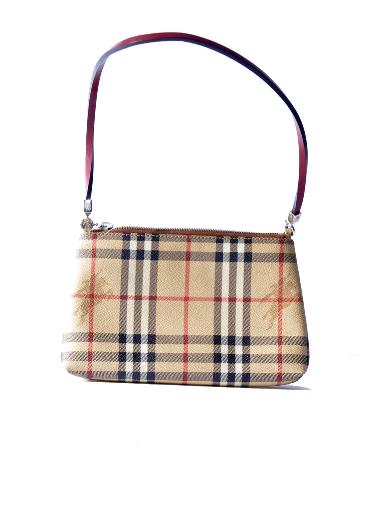 Burberry Haymarket Check Shoulder Bag