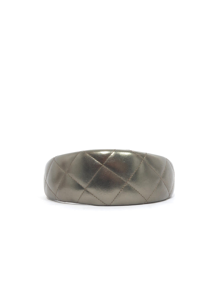 Burberry Quilted Leather Headband