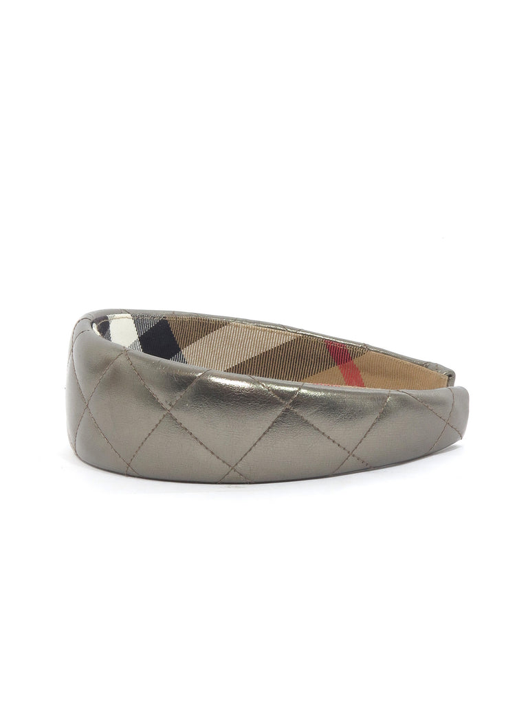Burberry Quilted Leather Headband