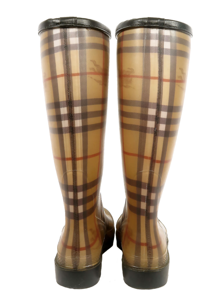 Burberry Haymarket Check Rainboots