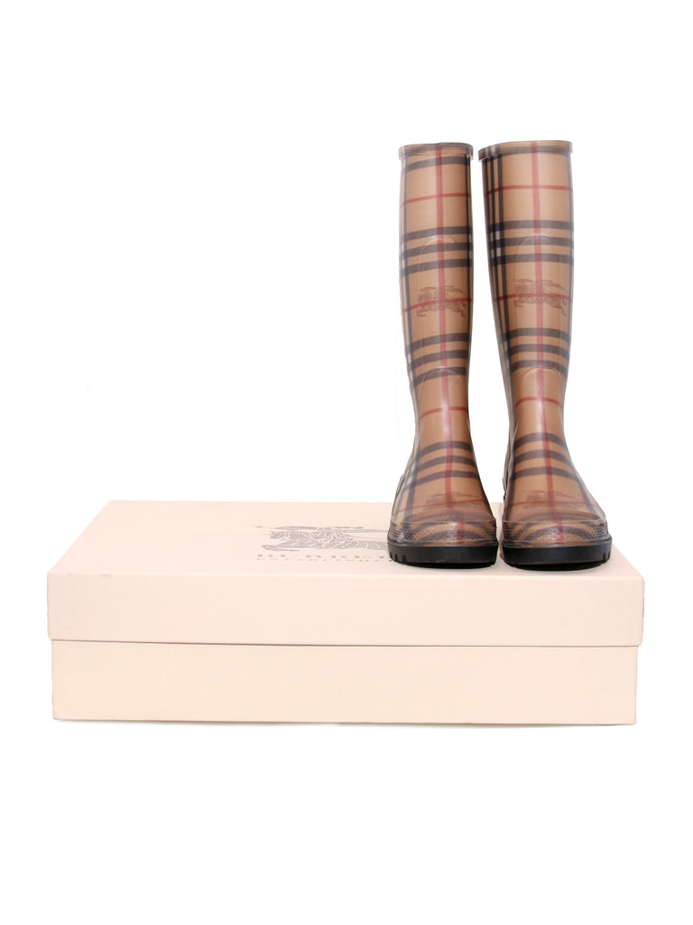 Burberry Haymarket Check Rainboots