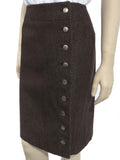 Louis Vuitton Wool Button Skirt