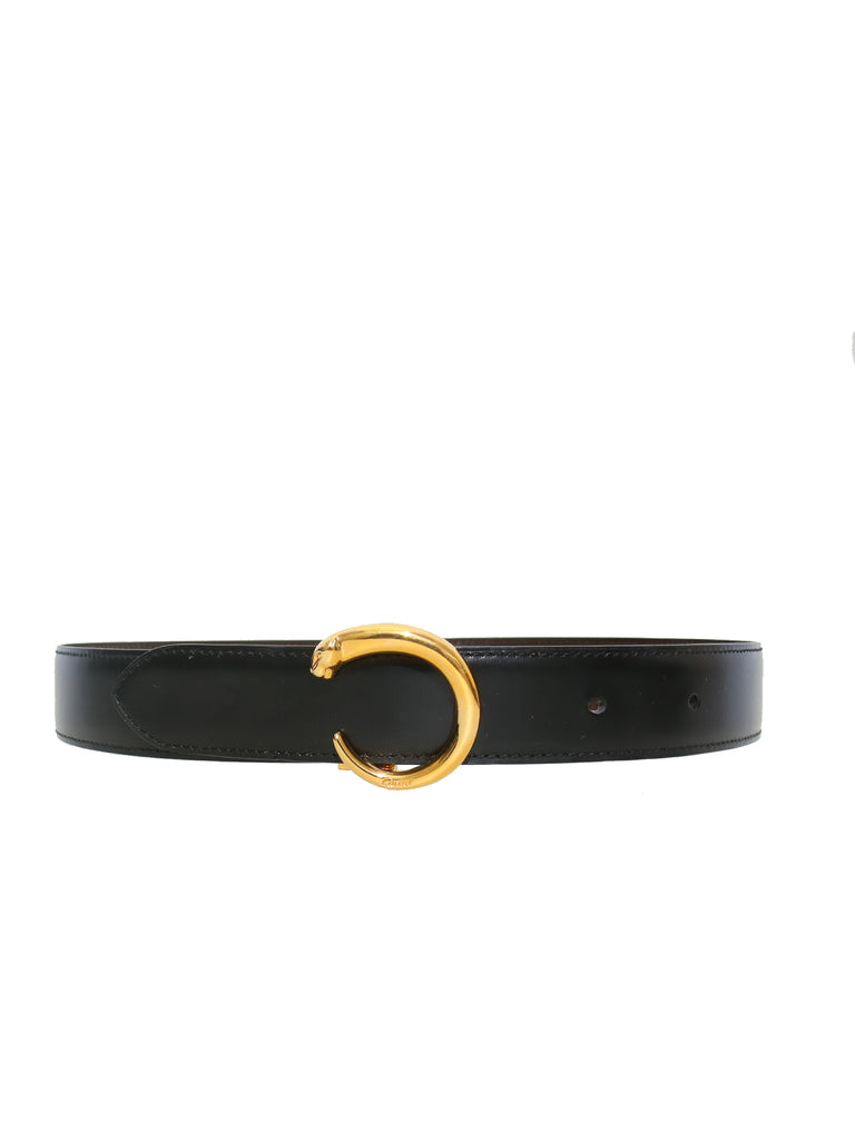 Cartier Reversible Leather Panthère Waist Belt