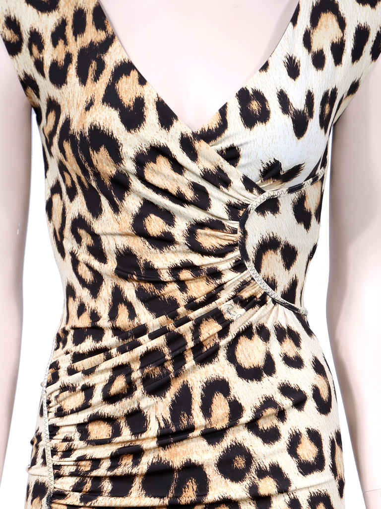 Roberto Cavalli Leopard Dress