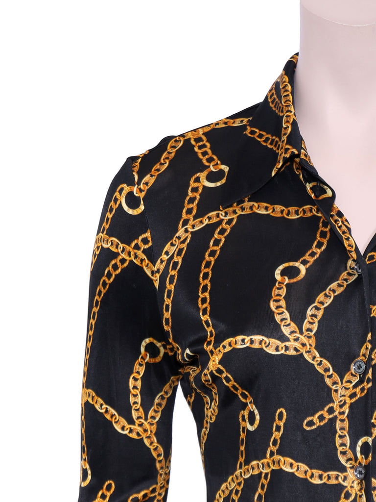 Celine Button-Up Blouse