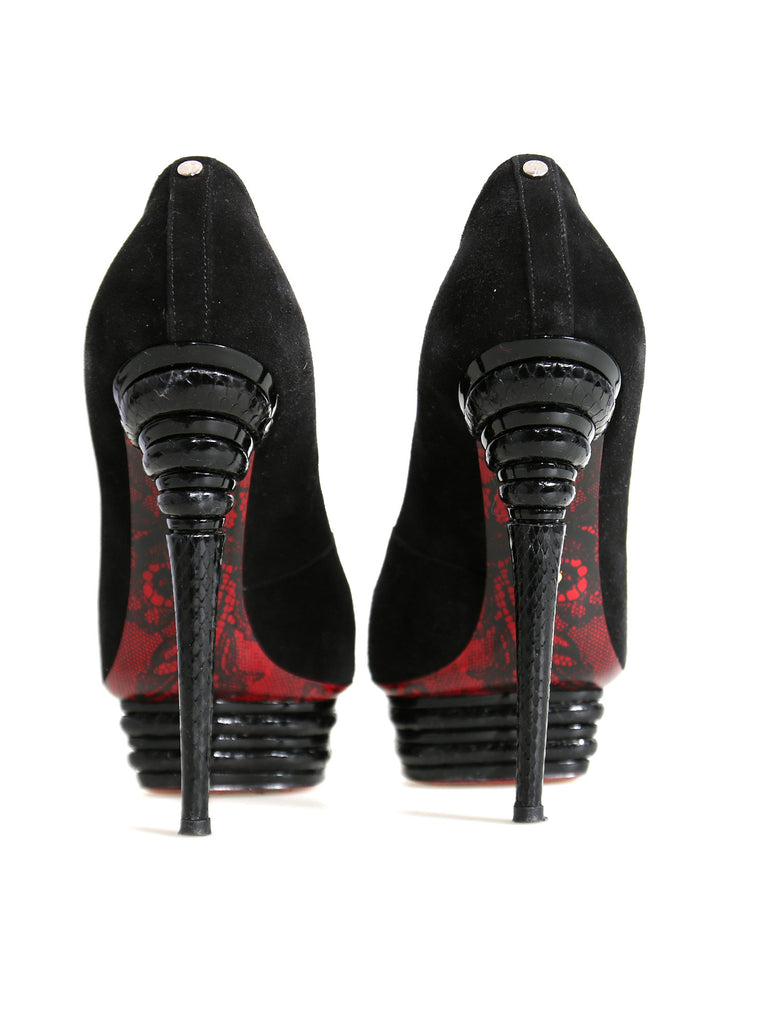 Cesare Paciotti Suede Pumps