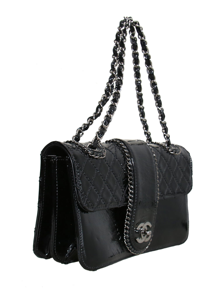 Chanel Patent Leather Madison Flap Bag