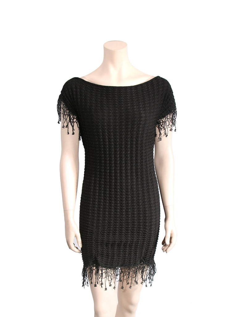 Chanel Knit Fringe Dress