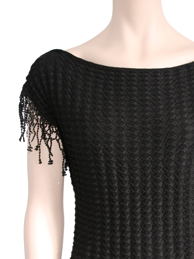 Chanel Knit Fringe Dress