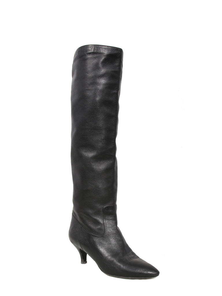 Chanel Leather Boots
