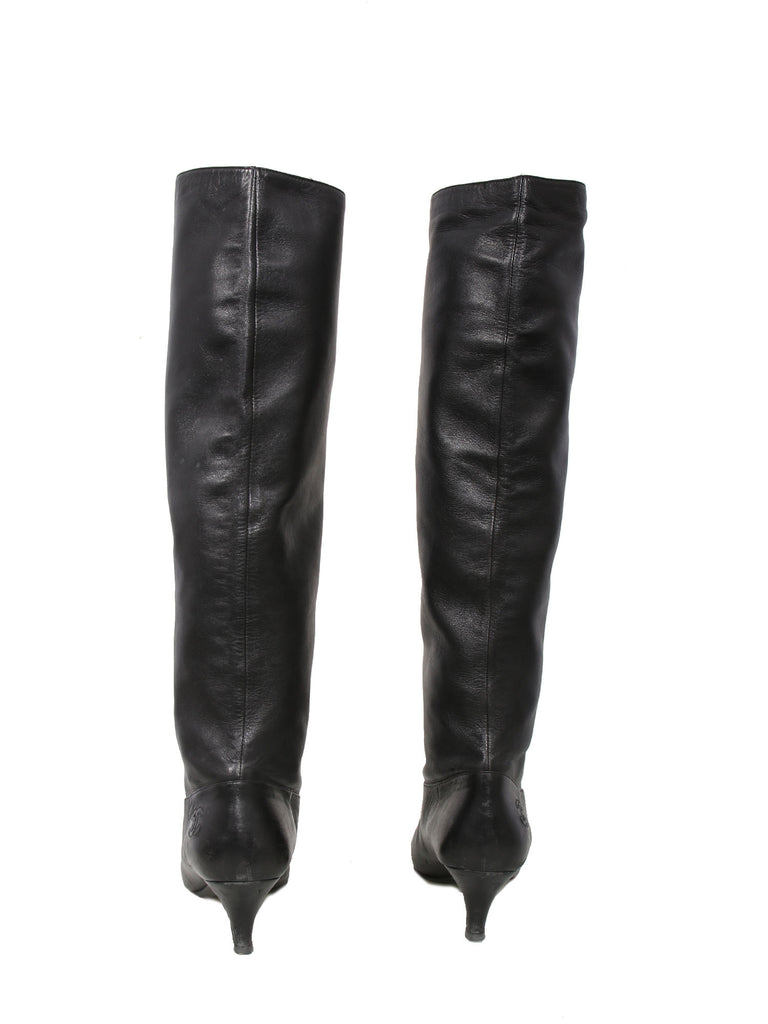 Chanel Leather Boots