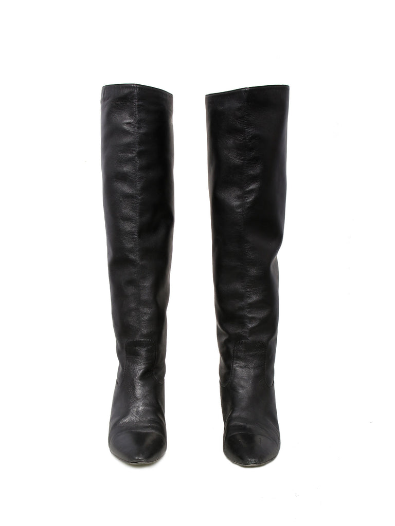 Chanel Leather Boots