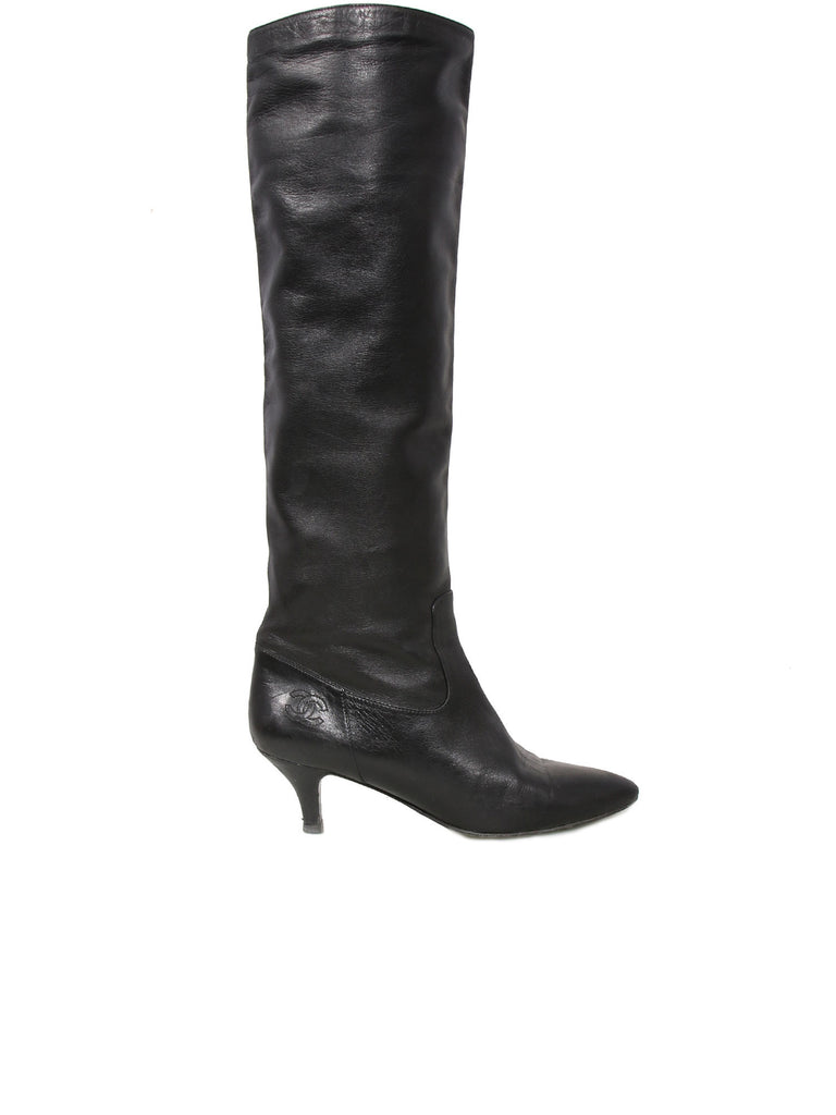 Chanel Leather Boots