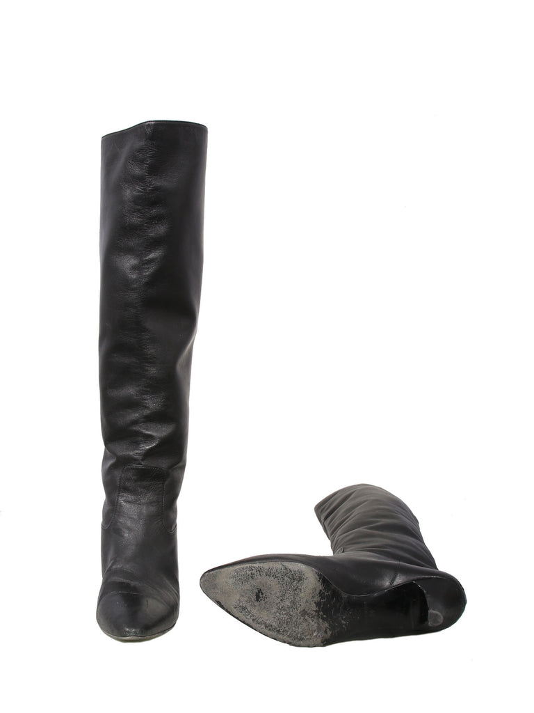 Chanel Leather Boots