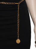 Chanel Vintage Medallion Belt Chain-Link Belt