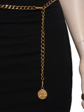 Chanel Vintage Medallion Chain-Link Belt