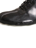 Chanel Lace-Up Leather Boots