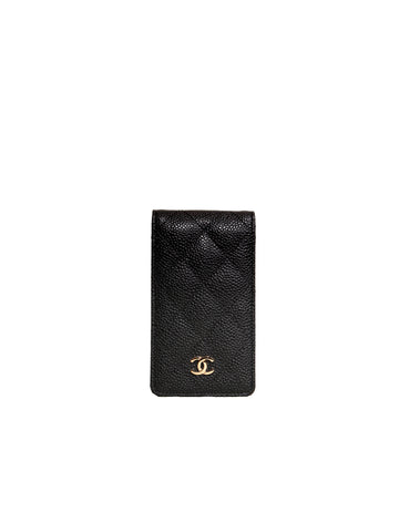 Chanel Quilted Caviar Phone Case