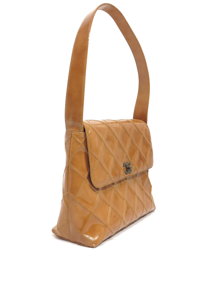 Chanel Patent Leather Vintage Shoulder Bag