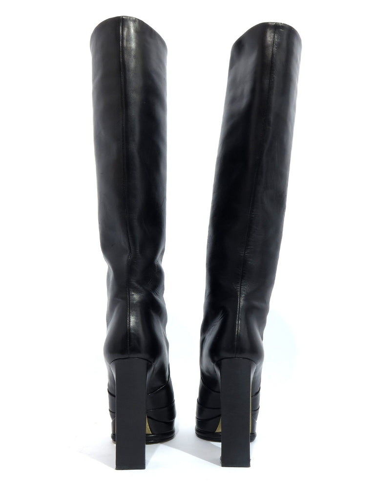 Chanel Leather Boots