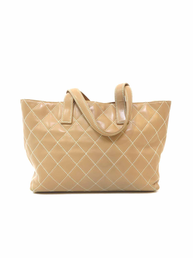 Chanel Quilted Leather Tote