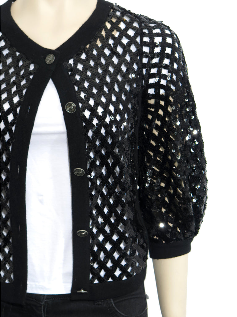 Chanel Cashmere Sequin Cardigan