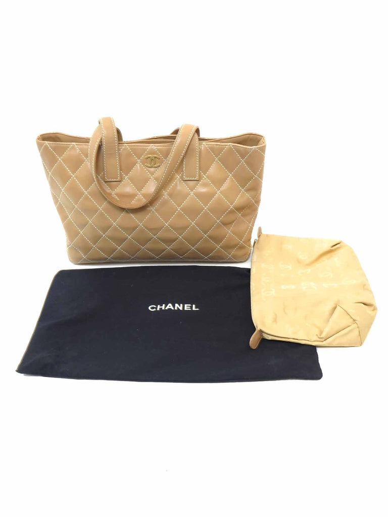 Chanel Quilted Leather Tote