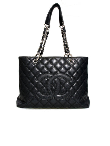 Chanel Caviar Quilted Grand Shopping Tote GST