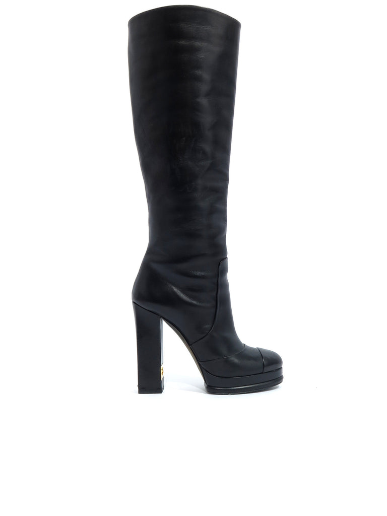Chanel Leather Boots